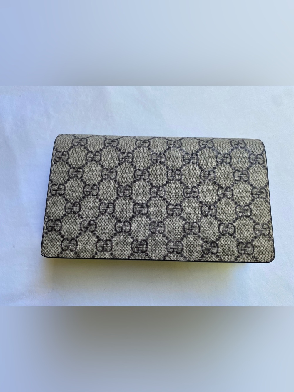 Brown & Burgundy Chain crossbody clutch bag - NOT REAL DESIGNER - Picture 7 of 7